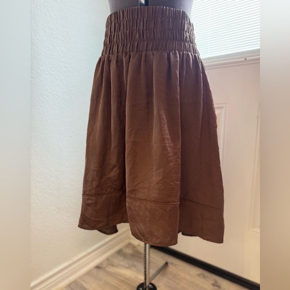 Lane Bryant Chocolate A-Line Skirt